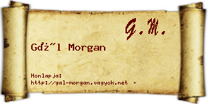 Gál Morgan névjegykártya